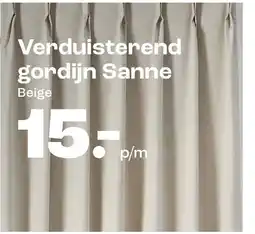 Kwantum Verduisterend gordijn Sanne aanbieding