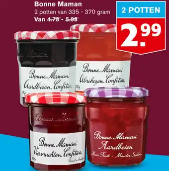 Hoogvliet Bonne Maman 335-370g aanbieding