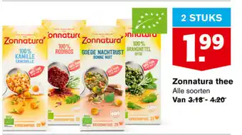 Hoogvliet Zonnatura thee aanbieding