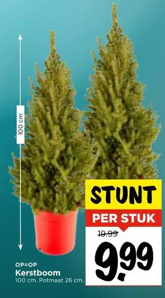 Vomar Voordeelmarkt Kerstboom 100cm aanbieding