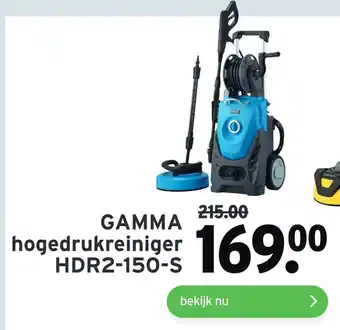 GAMMA hogedrukreiniger HDR2-150-S aanbieding