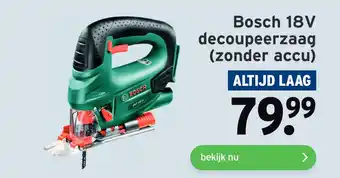 GAMMA Bosch 18V decoupeerzaag aanbieding