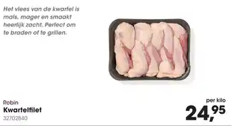 HANOS Kwartelfilet aanbieding