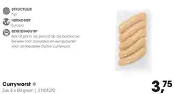 HANOS Curryworst aanbieding
