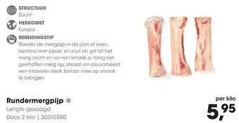 HANOS Rundermergpijp aanbieding