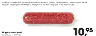 HANOS Magere ossenworst aanbieding
