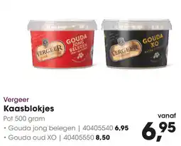 HANOS Vergeer Kaasblokjes aanbieding