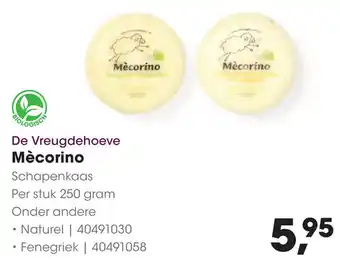 HANOS Mècorino aanbieding