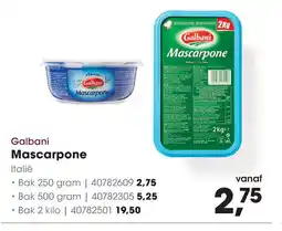 HANOS Galbani Mascarpone aanbieding