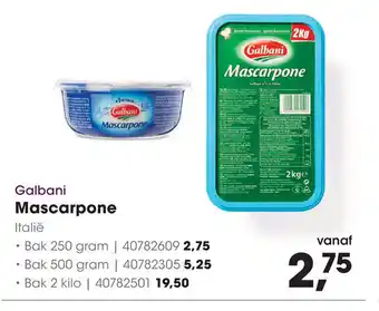 HANOS Galbani Mascarpone aanbieding