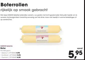 HANOS Boter aanbieding