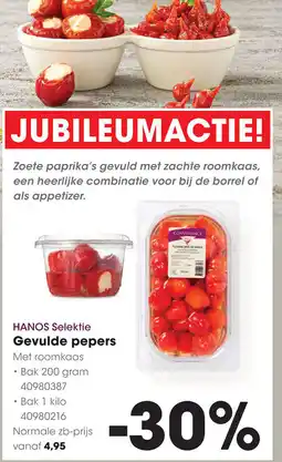 HANOS HANOS Selektie Gevulde pepers aanbieding
