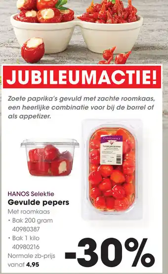 HANOS HANOS Selektie Gevulde pepers aanbieding