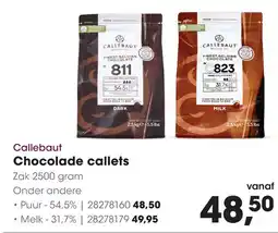 HANOS Chocolade callets aanbieding