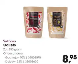 HANOS Valrhona Callets aanbieding