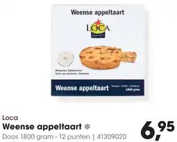 HANOS Weense appeltaart aanbieding