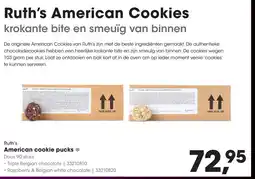 HANOS Ruth's American cookie pucks aanbieding