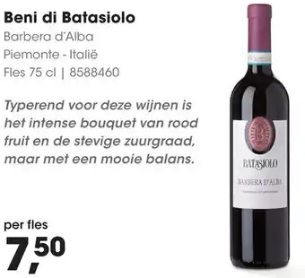 HANOS Beni di Batasiolo aanbieding