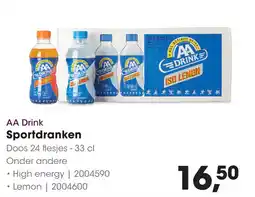 HANOS AA Drink Sportdranken aanbieding