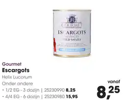HANOS Gourmet Escargots aanbieding