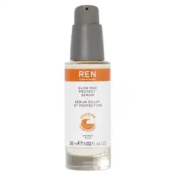 Douglas REN Clean Skincare Radiance Glow And Protect Serum aanbieding