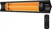 Praxis Auronic Terrasverwarmer - Zwart - 2500W - Afstandsbediening - 4standen aanbieding