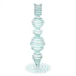 Douglas PIP Studio Kandelaar Glass Swirl Licht Blauw aanbieding