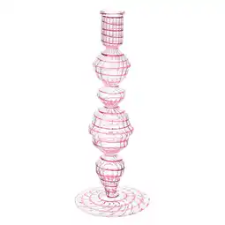 Douglas PIP Studio Kandelaar Glass Swirl Roze aanbieding