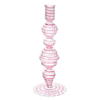 Douglas PIP Studio Kandelaar Glass Swirl Roze aanbieding