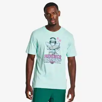 Foot Locker Adidas Graphic Heren T-shirts - Groen - Maat: S - Foot Locker aanbieding