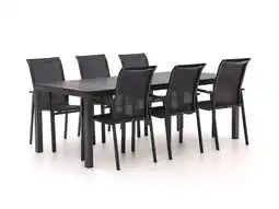 Kees Smit R&S design Centallo/Fidenza 220cm dining tuinset 7-delig stapelbaar aanbieding