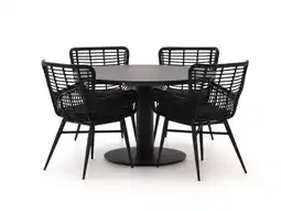 Kees Smit Intenso Asti/La Fonte Ø120cm dining tuinset 5-delig aanbieding