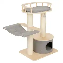 Zooplus Modern Living Krabpaal Amora Lichtgrijs H90 x L85 x B56 cm aanbieding