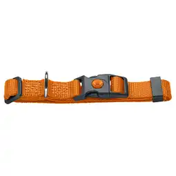 Zooplus HUNTER Halsband London Oranje Vario Basic Maat M: 30-46cm Halsomvang, B10mm Hond aanbieding
