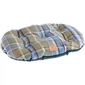 Zooplus Ferplast Hondenkussen Scott, blauw 78x50x10,5cm aanbieding
