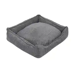 Zooplus Modern Living Hondenmand Helena - L 65 x B 60 x H 18 cm, grijs aanbieding