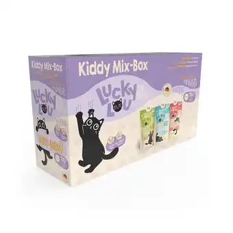 Zooplus 12x125g Lucky Lou Lifestage Kitten Mix I Nat Kattenvoer aanbieding