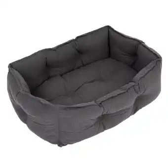 Zooplus Hondenbed Silky L60xB40xH20cm grijs Hond aanbieding