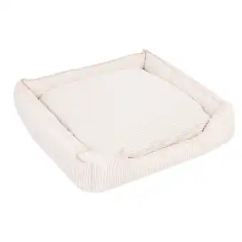 Zooplus Modern Living Hondenmand Helena - L 85 x B 80 x H 22 cm, beige aanbieding