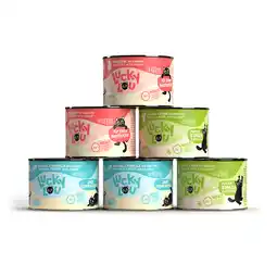 Zooplus 6x200g Lucky Lou Lifestage Kitten Mix I (3 soorten) nat kattenvoer aanbieding