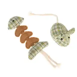 Zooplus Modern Living Glasgow Kattenspeelset Visgraat 2 Set Katten aanbieding