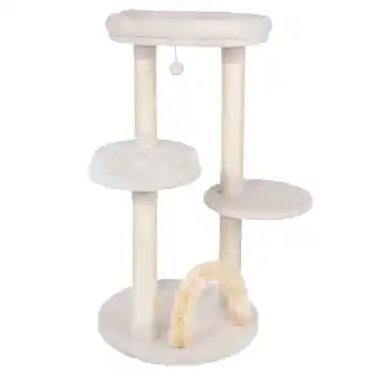 Zooplus TIAKI Krabpaal Coco Wit voor katten aanbieding