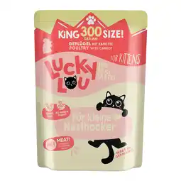 Zooplus 6x300g Lucky Lou Lifestage Kitten Gevogelte nat kattenvoer aanbieding