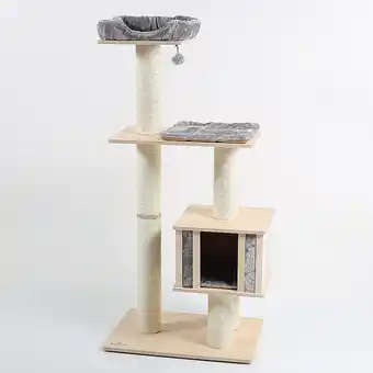 Zooplus Natural Paradise Krabpaal Nolana Grijs Kat aanbieding