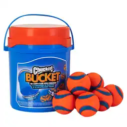 Zooplus CHUCKIT! Emmer met Ultra Ball set van 8 hondenspeeltjes aanbieding