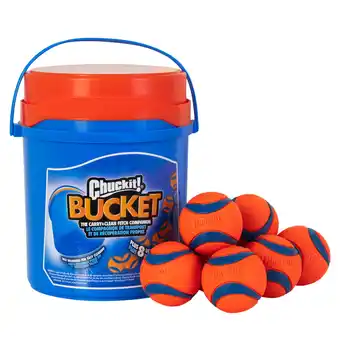 Zooplus CHUCKIT! Emmer met Ultra Ball set van 8 hondenspeeltjes aanbieding
