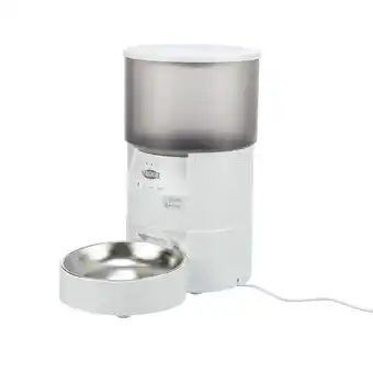 Zooplus Trixie TX-S Smart voederautomaat, wit, tot 3 liter droogvoer wit kat hond aanbieding