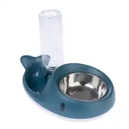 Zooplus TIAKI Voer- en waterdispenser Kleine walvis 350ml voer, 500ml water hond kat aanbieding