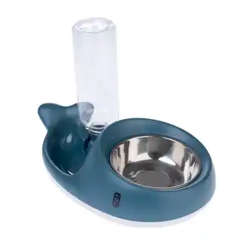 Zooplus TIAKI Voer- en waterdispenser Kleine walvis 350ml voer, 500ml water hond kat aanbieding