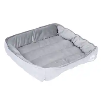 Zooplus TIAKI knuffelbed Basic Grijs maat S: 50x 45x 12cm hond aanbieding